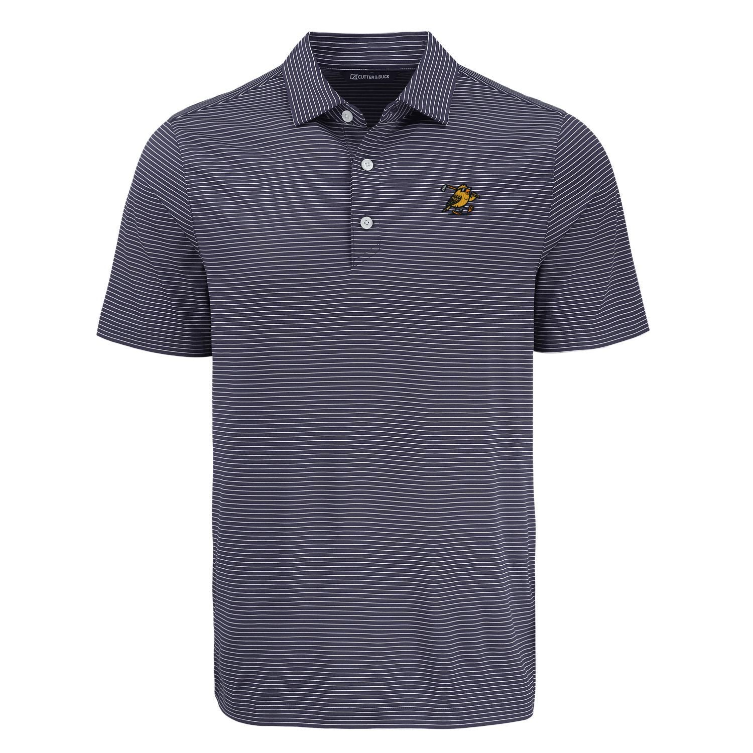 Yellowhammer Golf + Cutter & Buck - Forge Fine Line Stripe Polo